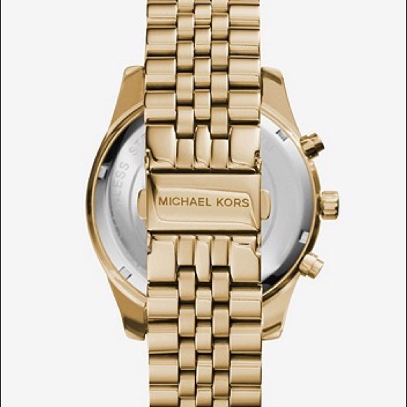 MK Women's MK5569 'Lexington' Rose Gold-Tone Watch - Picture 5 of 6